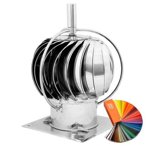 Turbowent Darco fi 250 podstawa kwadratowa malowana RAL TUZ250CHCH-PK-ML