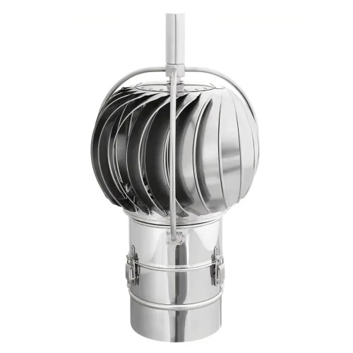 Turbowent Darco fi 200 podstawa rurowa otwierana malowana RAL TUZ200CHCH-B-ML