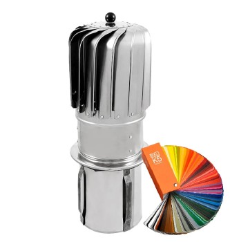  Turbowent Tulipan Darco fi 150 podstawa wciskana malowana RAL TU150ML-T-PT