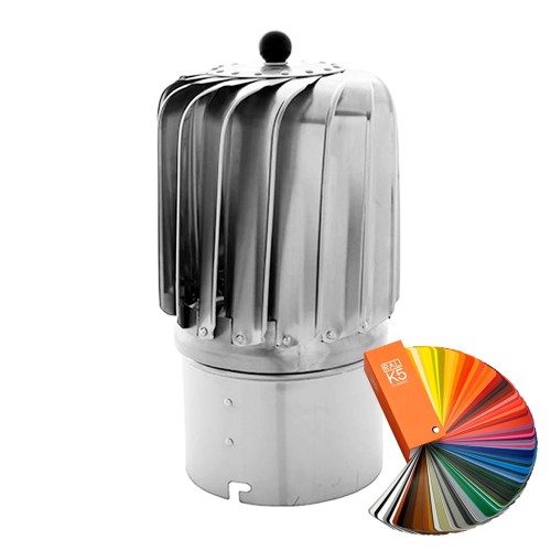 Turbowent Tulipan Darco fi 150 podstawa rozbieralna malowana RAL TU150ML-T-R