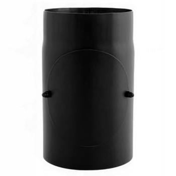 Rura spalinowa czarna z rewizją fi 220 0,25mb Darco SPK