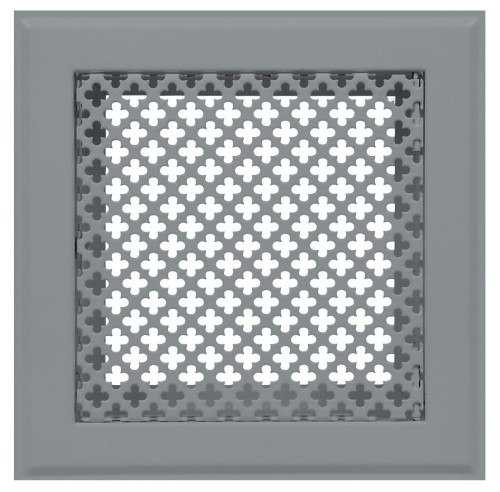 Kratka kominkowa "Koniczynka" 15x15 szara