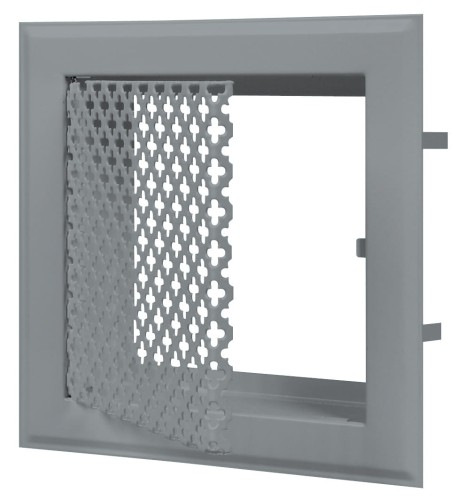 Kratka kominkowa "Koniczynka" 15x15 szara
