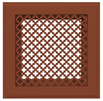 Kratka kominkowa "Koniczynka" 15x15 ceglasta