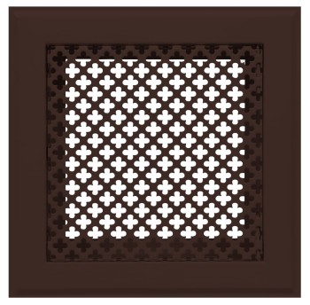 Kratka kominkowa "Koniczynka" 15x15 brązowa