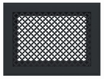 Kratka kominkowa "Koniczynka" 15x30 antracyt