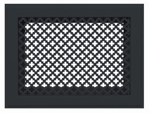 Kratka kominkowa "Koniczynka" 15x30 antracyt