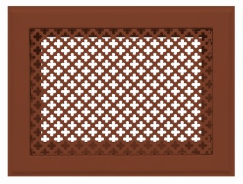 Kratka kominkowa "Koniczynka" 15x20 ceglasta