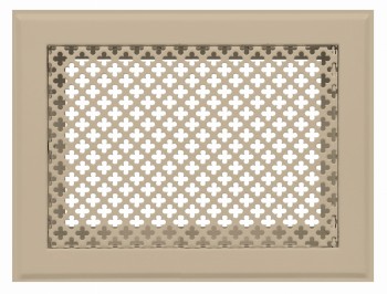 Kratka kominkowa "Koniczynka" 15x30 beżowa