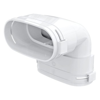 Kolano pionowe 90° do systemu płaskiego 52x117 FlexiVent 060352
