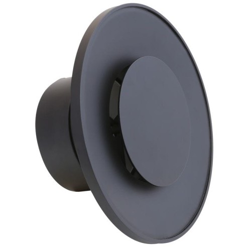 Anemostat nawiewno-wywiewny ASV fi 200 czarny mat