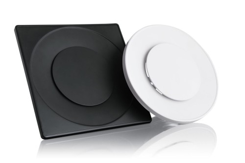 Anemostat nawiewno-wywiewny ASV fi 200 czarny mat