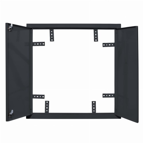 Drzwiczki rewizyjne 50x60 grafit zamek dwuskrzydłowe