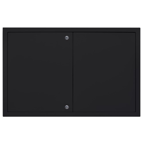 Drzwiczki rewizyjne 70x40 czarne zamek dwuskrzydłowe