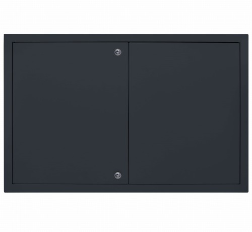 Drzwiczki rewizyjne 70x40 antracyt zamek dwuskrzydłowe