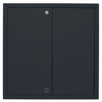 Drzwiczki rewizyjne 50x70 antracyt zamek dwuskrzydłowe