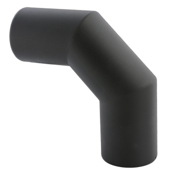 Kolano spalinowe dwu-nyplowe do pieców na pelet fi 80 90º Darco SPKP