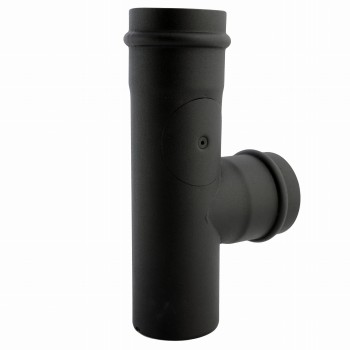 Trójnik spalinowy z rewizją do pieców na pelet fi 80 90º Darco SPKP