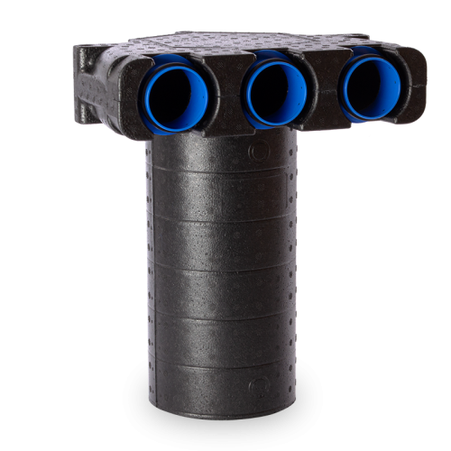 Skrzynka rozprężna 3x75 fi 160 wydłużona FLX-PLO-EPP-L30-F ALNOR