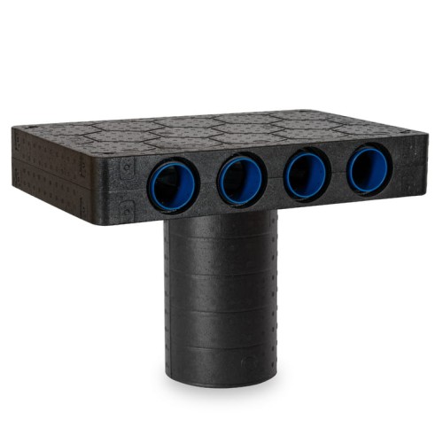 Skrzynka rozprężna 4x75 fi 125 wydłużona FLX-PLO-EPP-L30-F ALNOR