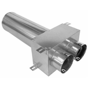 Skrzynka rozprężna przelotowa dwu-króćcowa SK 2x63/125 ocynkowana 