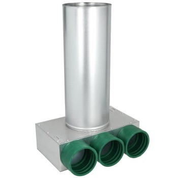 Skrzynka rozprężna trzy-króćcowa SKGM 3x75/100 ocynkowana