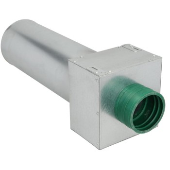 Skrzynka rozprężna przelotowa jedno-króćcowa SKGM 1x75/125 ocynkowana