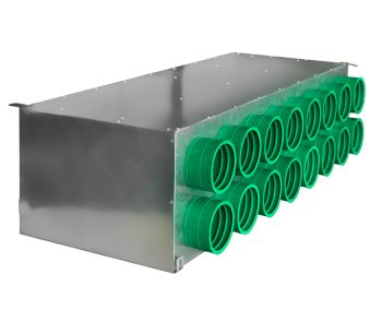 Rozdzielacz rurowy dwurzędowy szesnasto-króćcowy SKGM 16x75/200