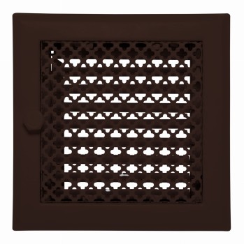 Kratka kominkowa "Koniczynka" 15x15 brązowa regulowana