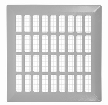 Kratka wentylacyjna 14x14 szara prosta EWS