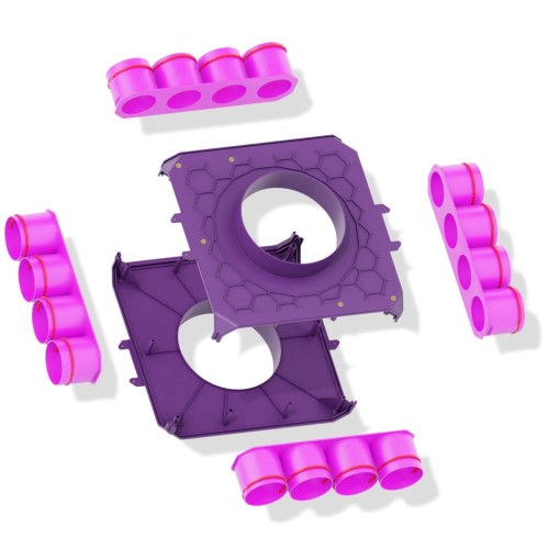 Skrzynka rozdzielcza fi 160 16x75 jednomodułowa przelotowa Max-Vent