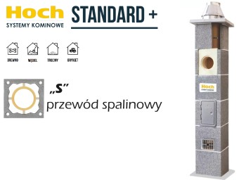 Komin ceramiczny HOCH Standard+ S fi 180 7,66 m