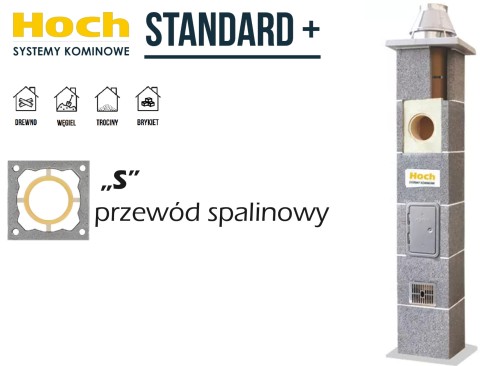 Komin ceramiczny HOCH Standard+ S fi 250 4 m