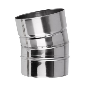 Kolano kominowe 15° fi 220 kwasoodporne