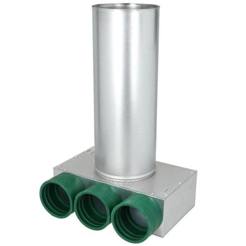 Skrzynka rozprężna trzy-króćcowa SKGM 3x75/125 ocynkowana