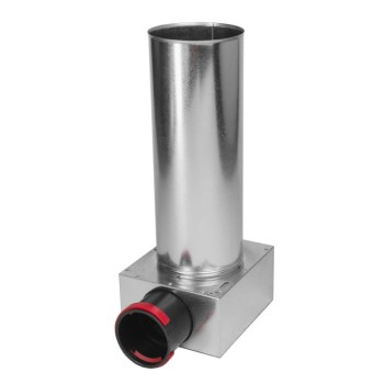 Skrzynka rozprężna jedno-króćcowa SKPK 1x75/125 ocynkowana