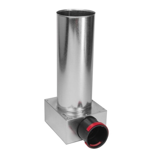 Skrzynka rozprężna jedno-króćcowa SKPK 1x75/100 ocynkowana