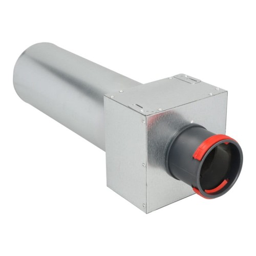 Skrzynka rozprężna przelotowa jedno-króćcowa SKPK 1x75/125 ocynkowana