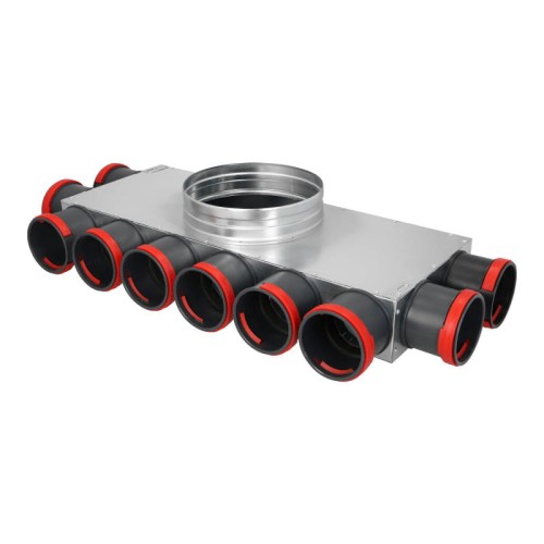 Rozdzielacz rurowy dziesięcio-króćcowy SKPK 10x75/160