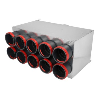  Rozdzielacz rurowy dwurzędowy sześcio-króćcowy SKPK 6x75/160