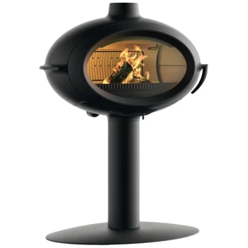 Piec wolnostojący INVICTA BRIO SUR PIED (na nodze) antracyt ref. 6481-14