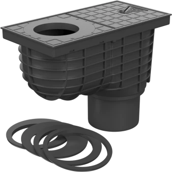 Osadnik rynnowy dolny fi 110 z redukcjami Chudej 325 A