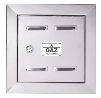 Drzwiczki gazowe 20x30 nierdzewne połysk