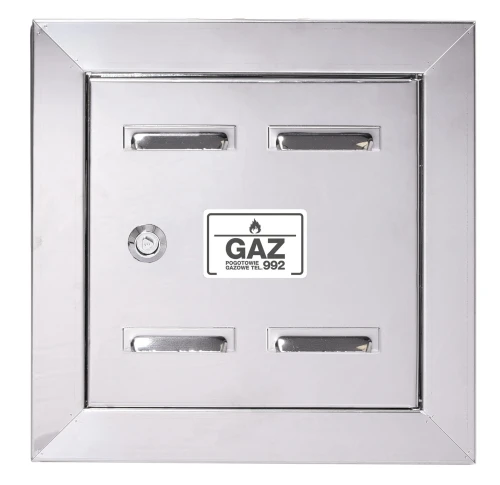Drzwiczki gazowe 20x30 nierdzewne połysk