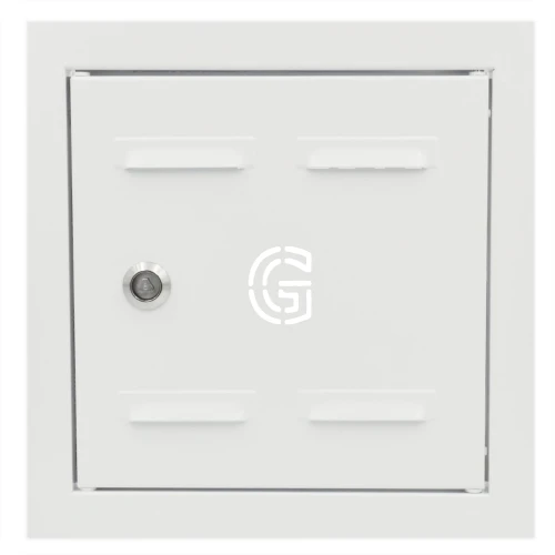 Drzwiczki gazowe 20x30 białe z literą "G" metalowe