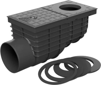 Osadnik rynnowy boczny fi 110 z redukcjami Chudej 325 D