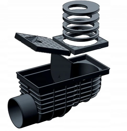 Osadnik rynnowy boczny fi 110 z redukcjami Chudej 325 D