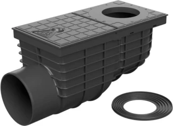 Osadnik rynnowy boczny fi 110 z pierścieniem redukcyjnym Chudej 325 G