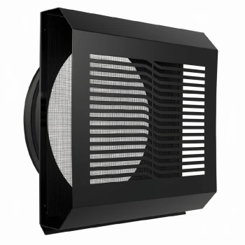 Wyrzutnia / czerpnia powietrza WCPK fi 200 czarna RAL 9005