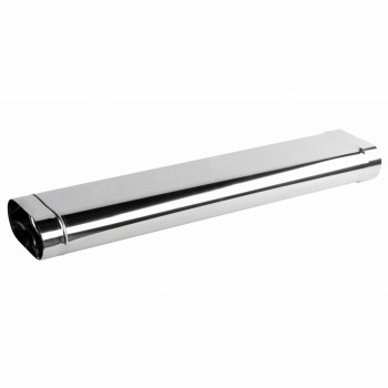 Rura kominowa owalna 140/250 1 mb kwasoodporna
